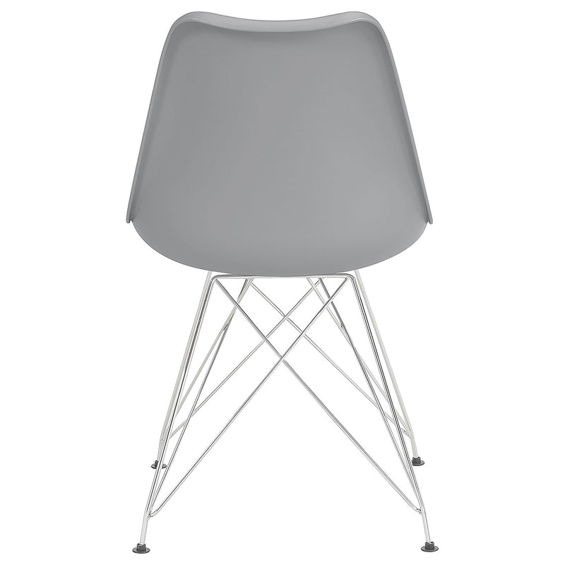 Juniper Polypropylene Dining Side Chair Black (Set of 2)