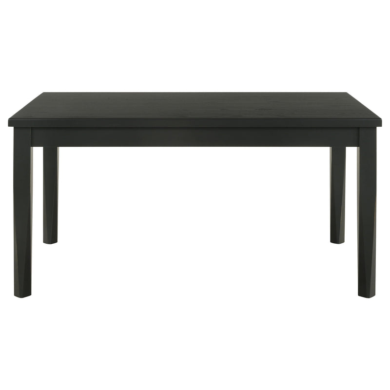Appleton Rectangular 59-inch Dining Table Brown Brushed