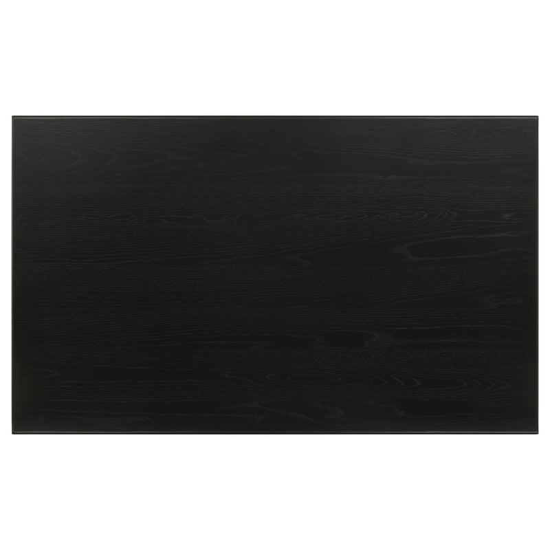 Appleton Rectangular 59-inch Dining Table Brown Brushed