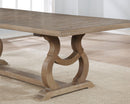 Brockway 104-inch Extension Leaf Dining Table Antique Java