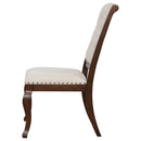Brockway Upholstered Dining Chair Barley Brown (Set of 2)