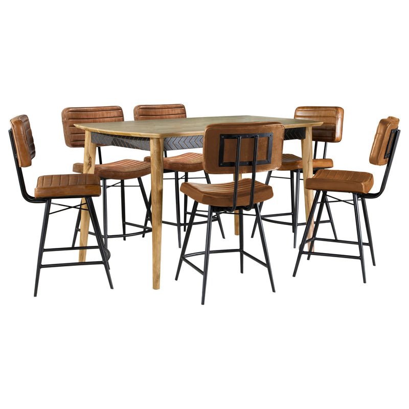 Partridge  Counter Dining Set Sheesham and Camel