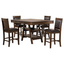 Dewey  Rectangular Dining Table Set Walnut