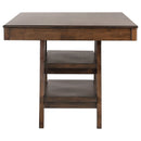 Dewey Rectangular 60-inch Counter Height Dining Table Walnut