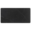 Smith  Rectangular Ceramic Top Dining Table Set Black