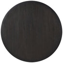 Leandro 60-inch Round Dining Table Burnished Black