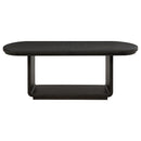 Leandro 78-inch Extension Dining Room Table Burnished Black
