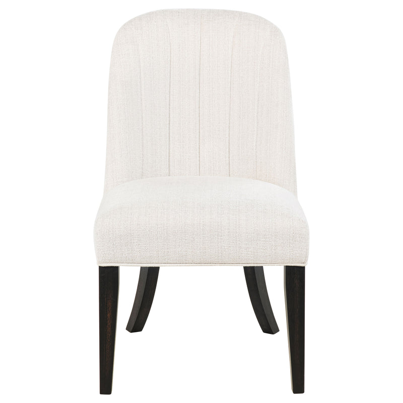 Leandro Upholstered Dining Side Chair Cream (Set of 2)