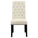 Sherry  Rectangular Marble Top Dining Table Set Brown