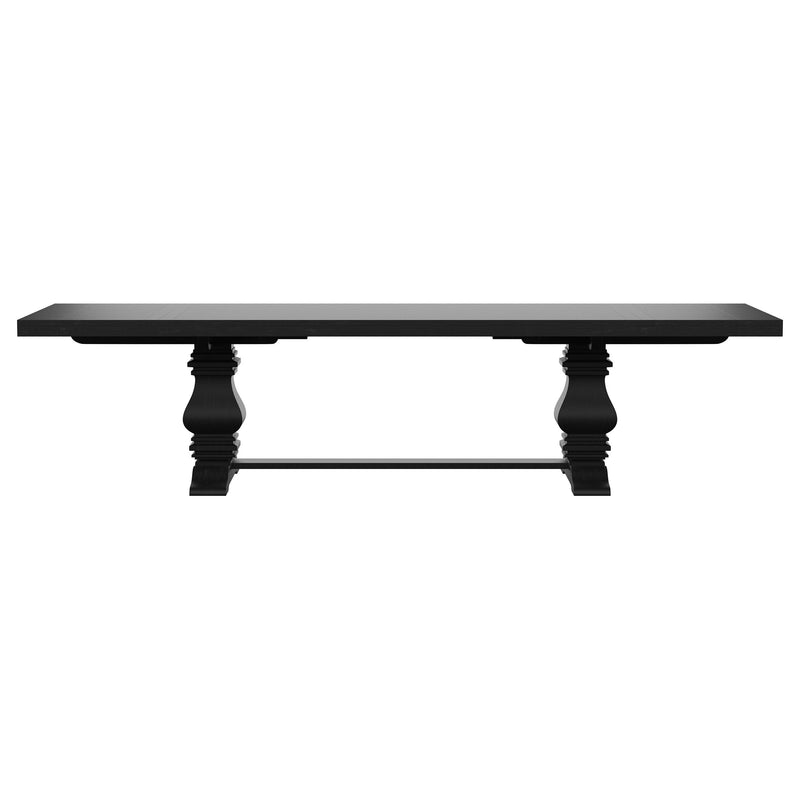 Florence  126-inch Extension Dining Table Set Beige