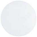 Quinn 5-piece Round Glass Top Mirrored Dining Set