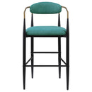 Tina Fabric Upholstered Bar Chair Green (Set of 2)