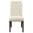 Phelps  Rectangular Dining Table Set Distressed Noir