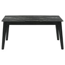 Crestmont  Extension Leaf Dining Table Set Black