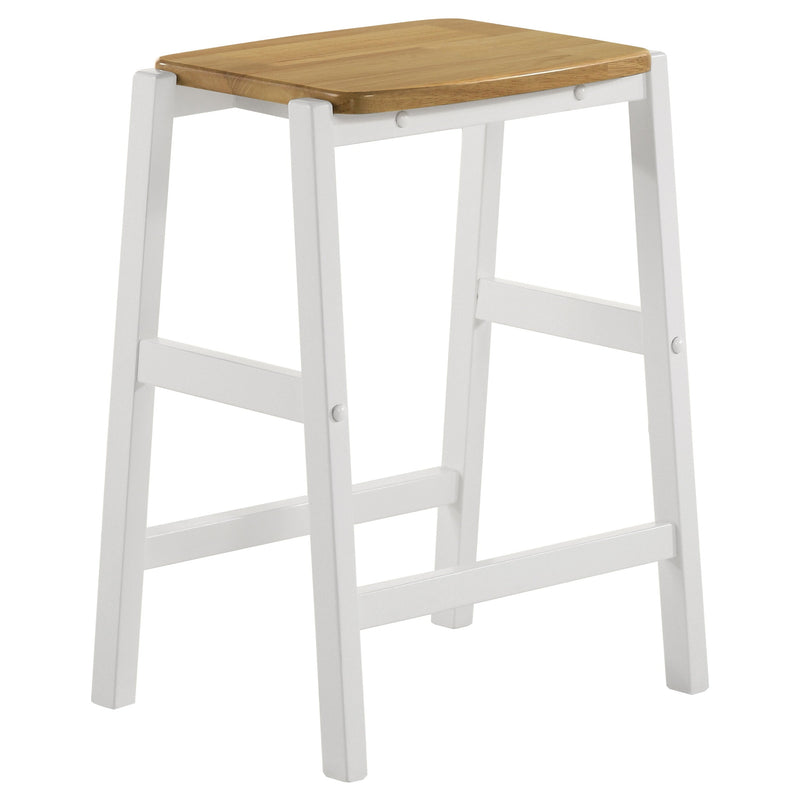 Edgeworth  Kitchen Island Counter Table Set White
