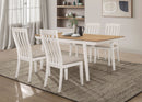 Nogales  Rectangular Dining Table Set Coastal Grey