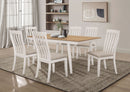 Nogales  Rectangular Dining Table Set Coastal Grey