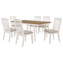 Nogales  Rectangular Dining Table Set Coastal Grey