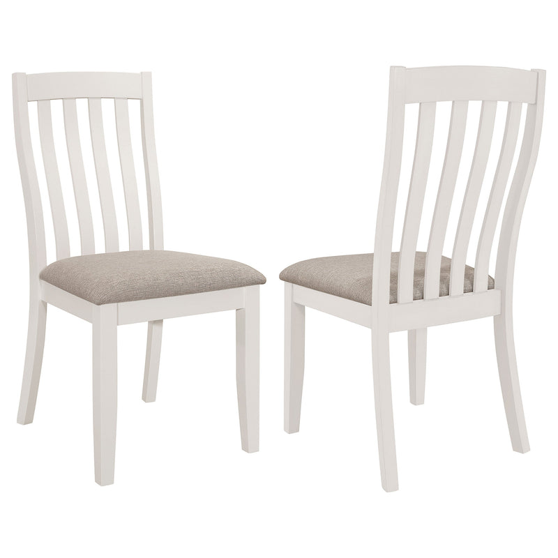 Nogales Wood Dining Side Chair Coastal Grey (Set of 2)