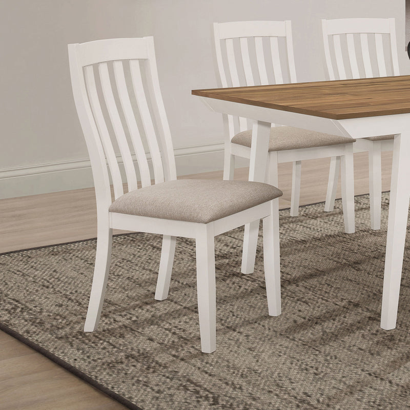 Nogales Wood Dining Side Chair Coastal Grey (Set of 2)