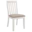 Nogales Wood Dining Side Chair Coastal Grey (Set of 2)