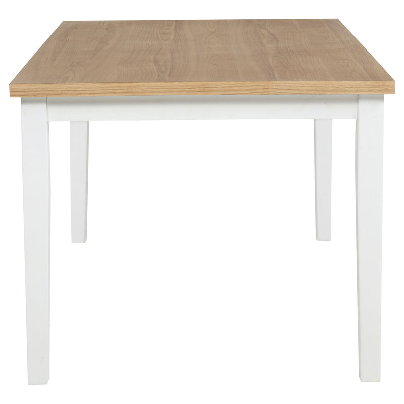 Andrews Round Wood Dining Room Table Set Light Ash