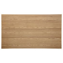 Andrews 66-inch Rectangular Dining Table Light Ash and White