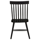 Andrews Windsor Spindle  Dining Side Chair White (Set of 2)