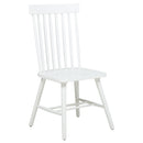 Andrews Windsor Spindle  Dining Side Chair White (Set of 2)