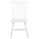 Andrews Windsor Spindle  Dining Side Chair White (Set of 2)