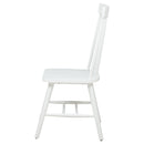 Andrews Windsor Spindle  Dining Side Chair White (Set of 2)