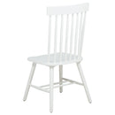 Andrews Windsor Spindle  Dining Side Chair White (Set of 2)