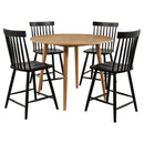 Andrews 5-piece Round Counter Height Dining Set