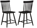 Andrews Windsor Counter Height Dining Side Chair (Set of 2)