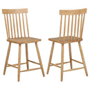 Andrews Windsor Counter Height Dining Side Chair (Set of 2)