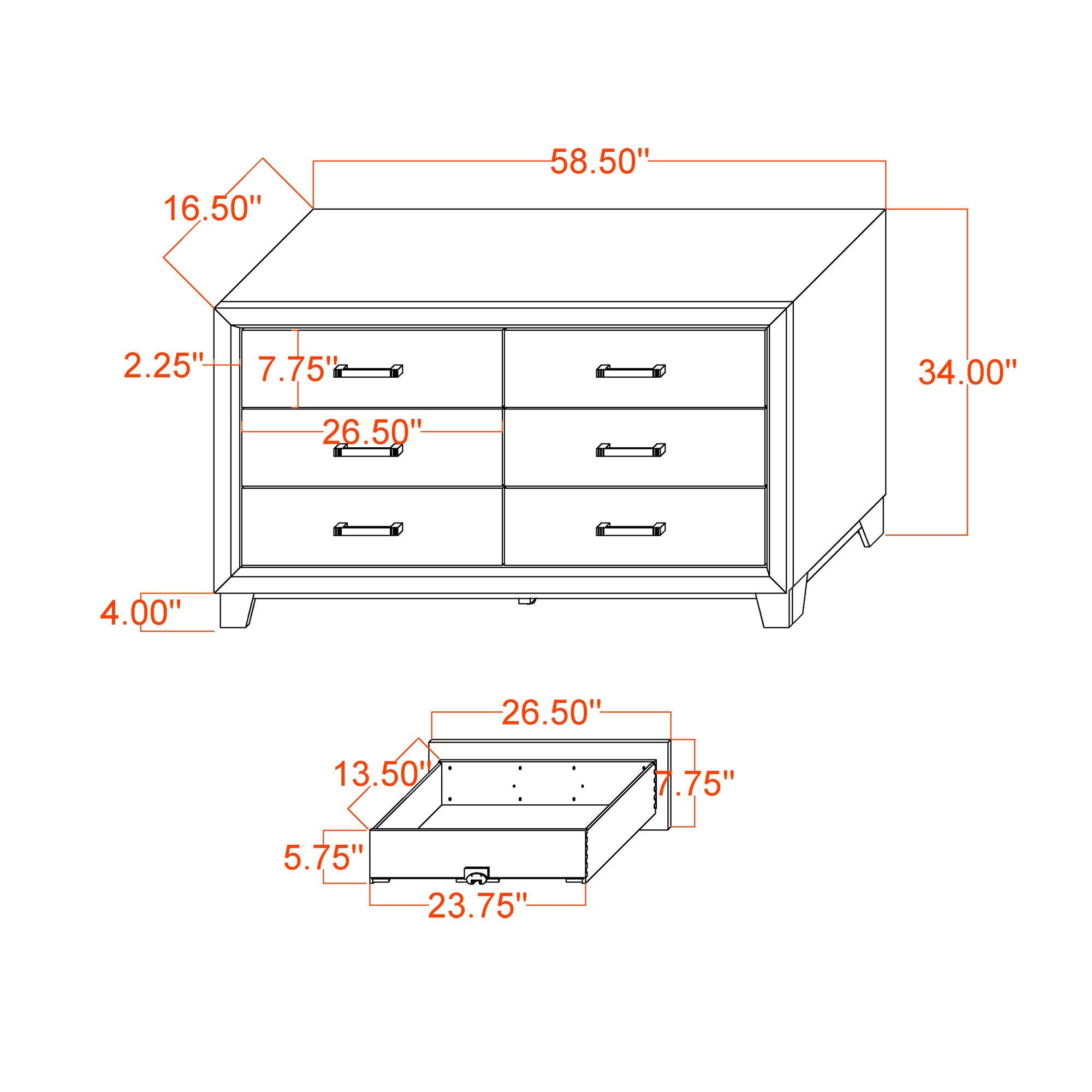 Urban - 5 Piece Set With Bookcase