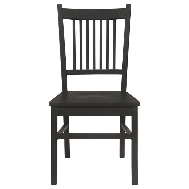 Marbrisa  Rectangular Dining Table Set Matte Black