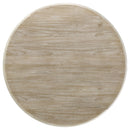 Trofello  Round Dining Table Set White Washed