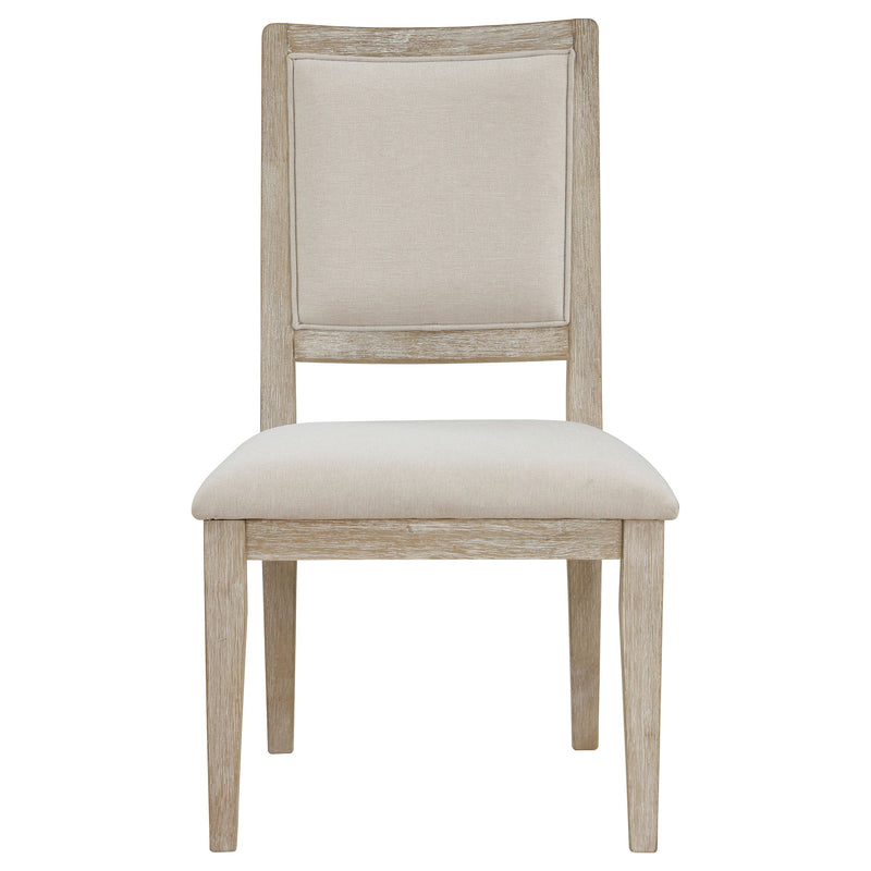 Trofello  Round Dining Table Set White Washed