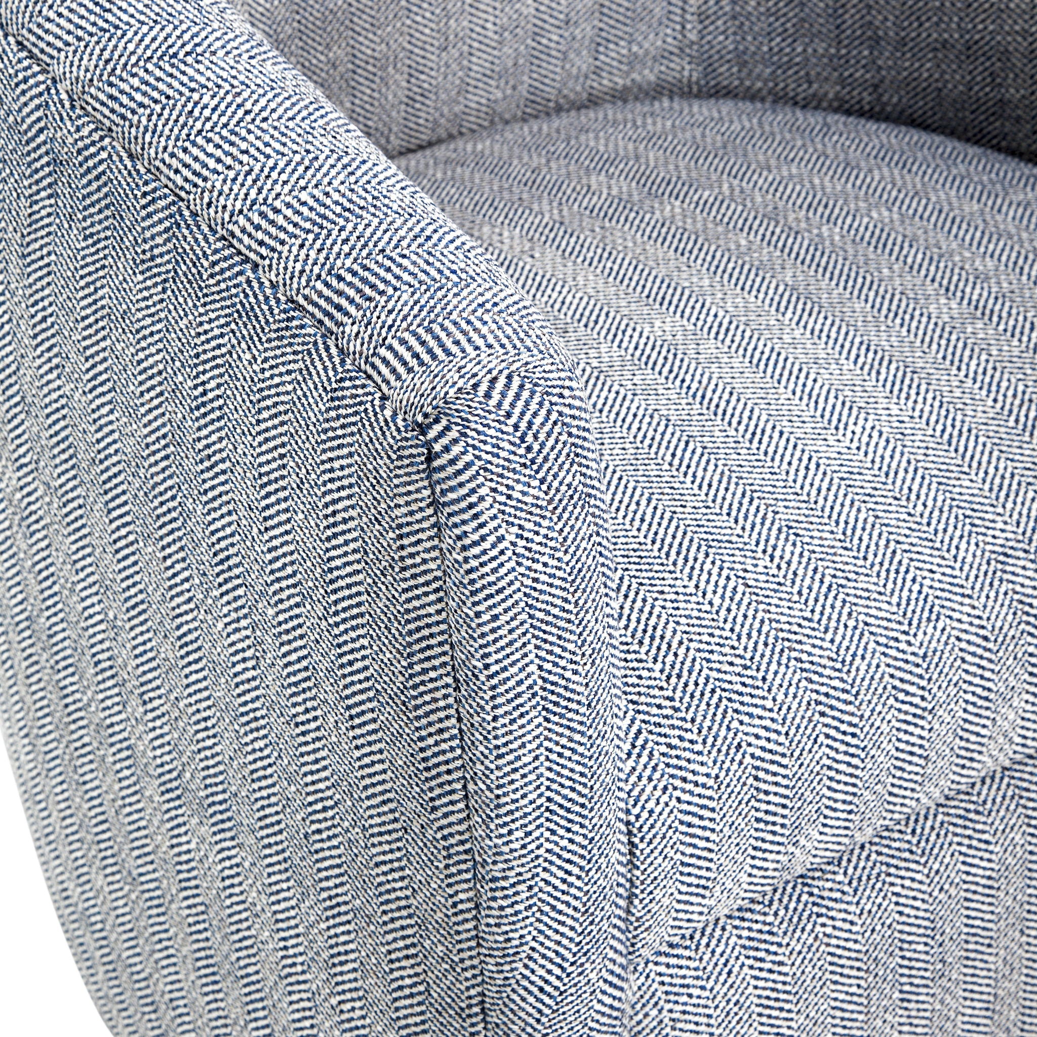 Lainey - Swivel Barrel Chair With 360 Degree Rotation
