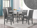 Judson 5-Pk Dining Set Glitter Grey