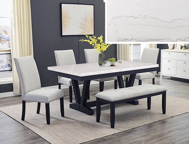 Varley Genuine Marble Dining Sets