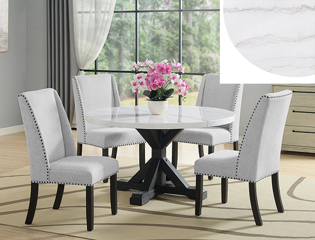 Vance Faux Marble Dining Sets