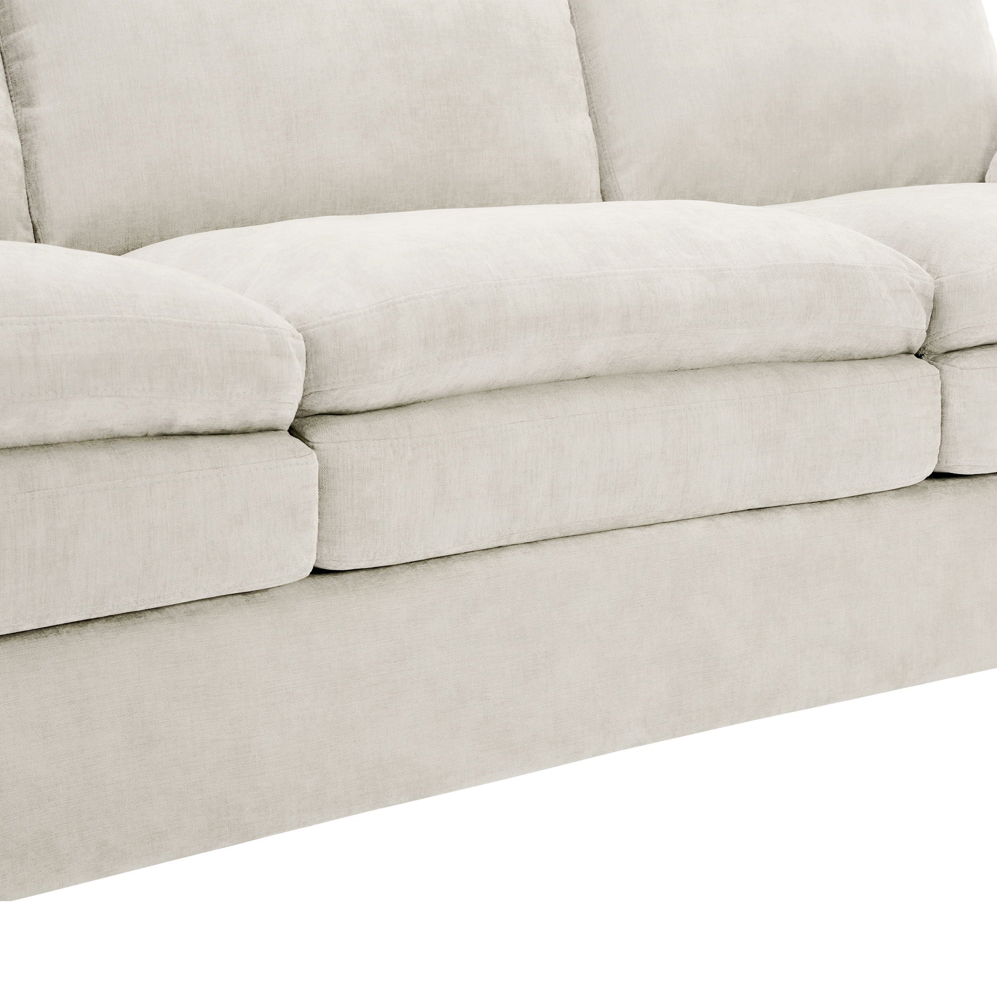 Cozy Upholstered Cushion Armchair For Living Room
