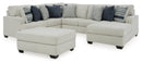 Lowder 5-Piece Sectional with Chaise
