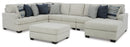 Lowder 5-Piece Sectional with Chaise