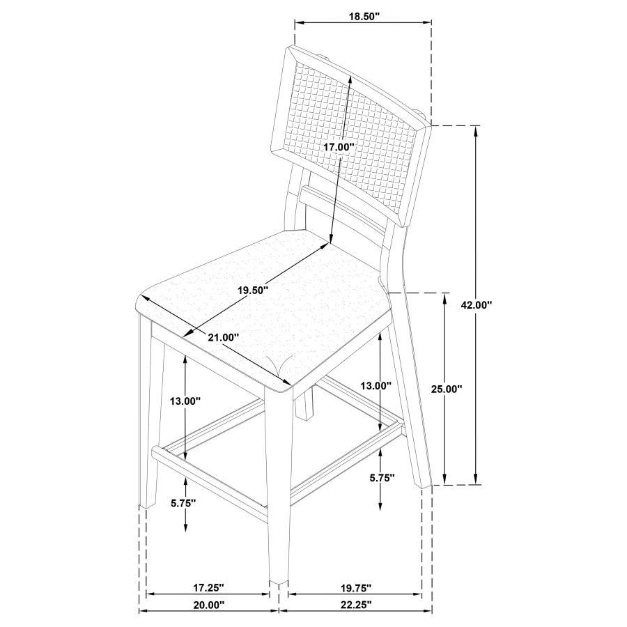 Kailani - Wood Counter Height Dining Set
