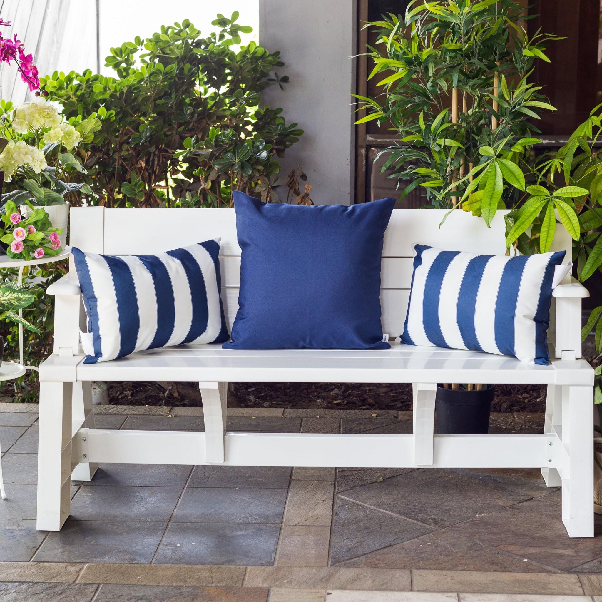 Horizon Stripe Pillow Outdoor & Indoor