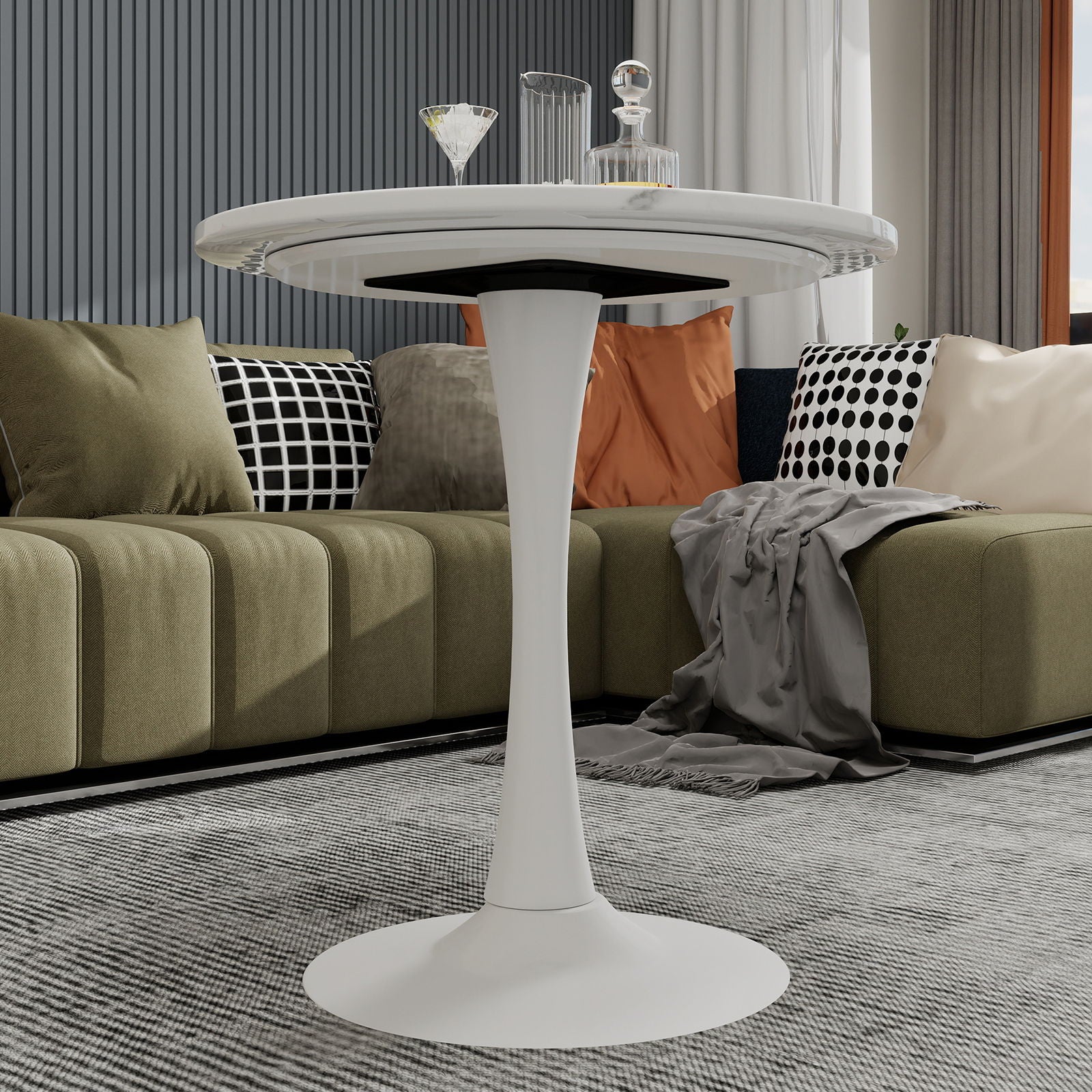 Coffee Table & Round Top