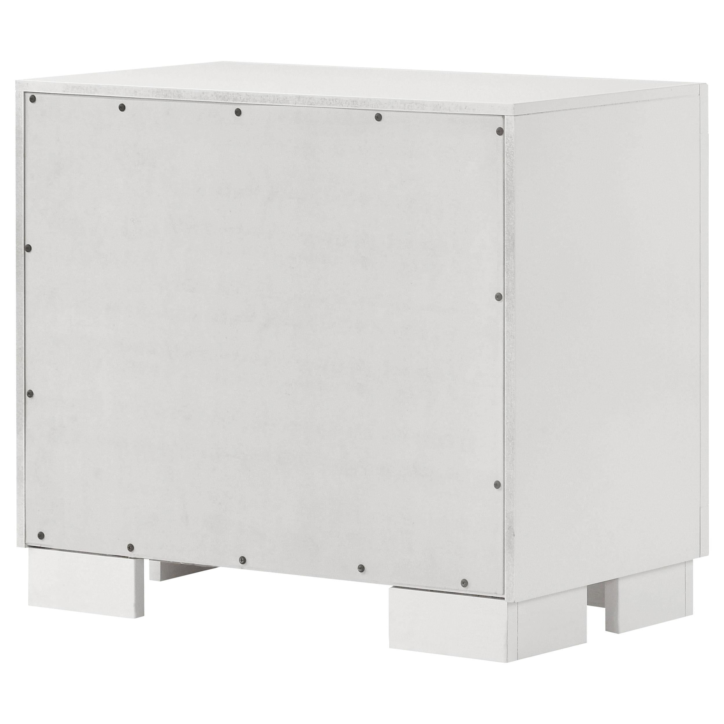 Diamond Modern Furniture COA Jessica 2-Drawer Nightstand 202992 IMAGE 7